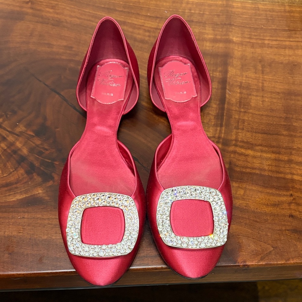 Roger Vivier jewelled flats